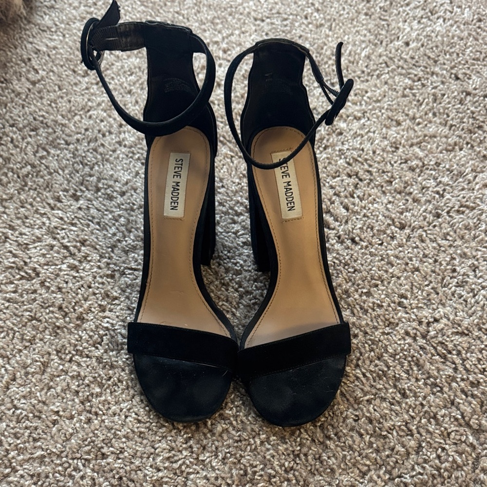 Steve Madden Friday black heels size 8.5